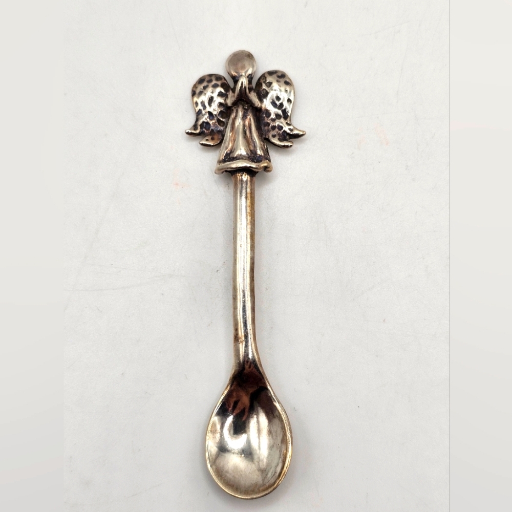 Sterling Gayle Clark Angel Salt Spoon